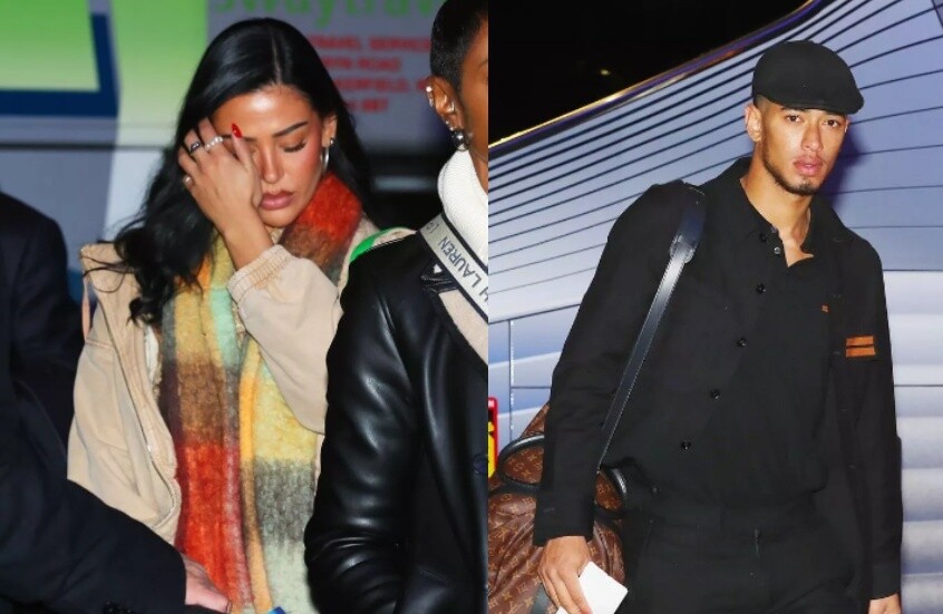 Jude Bellingham's first public appearance with his new girlfriend at the airport